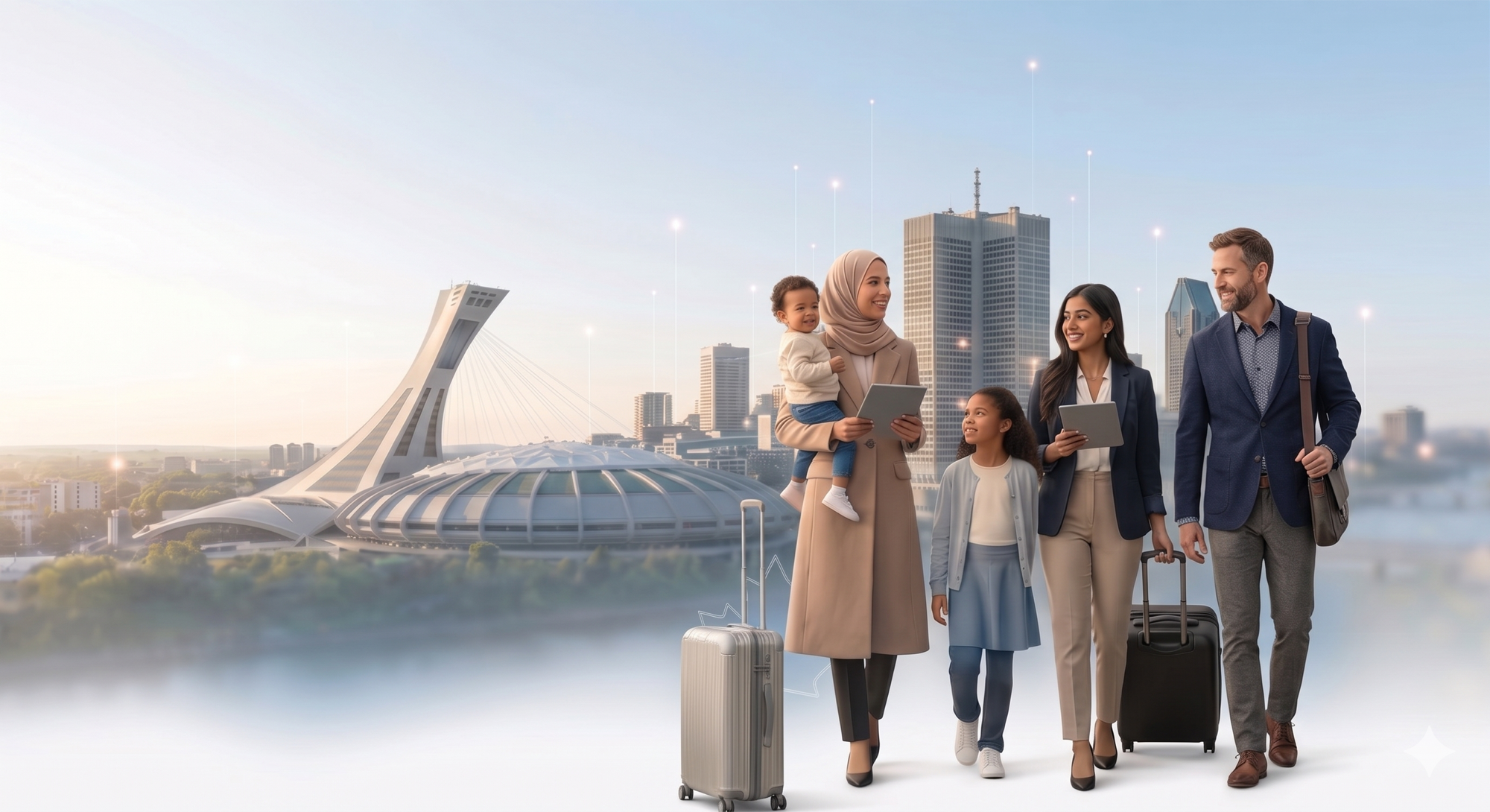 Familles et professionnels accompagnés par SOS Hub Canada à Montréal