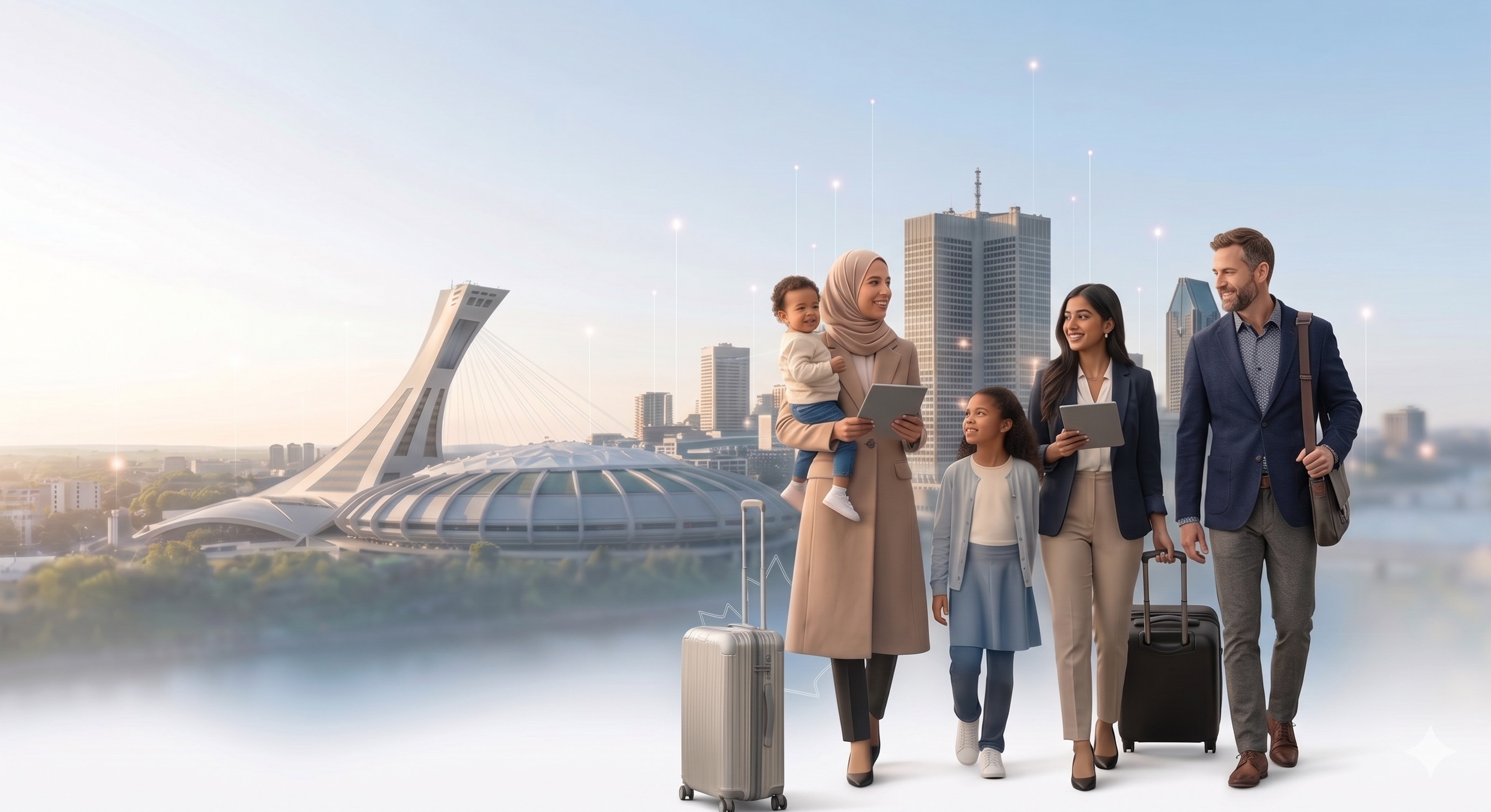 Familles et professionnels accompagnés par SOS Hub Canada à Montréal